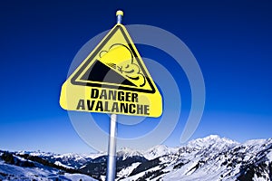 Avalanche risk in mountain