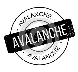 Avalanche rubber stamp