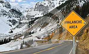 Avalanche and Sign photo