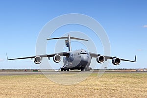 United States Air Force USAF Boeing C-17A Globemaster III military transport aircraft 05-5153