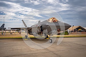 Avalon, Melbourne, Australia - Mar 3, 2019: F-35 military fighter jet