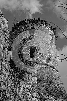 The Avalos castle of Vairano Patenora, Campania, Italy