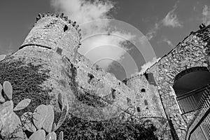 The Avalos castle of Vairano Patenora, Campania, Italy