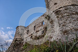 The Avalos castle of Vairano Patenora, Campania, Italy photo