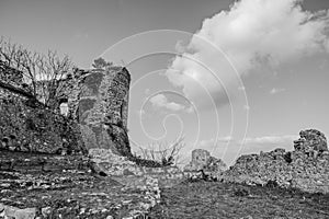 The Avalos castle of Vairano Patenora, Campania, Italy photo