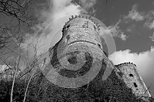 The Avalos castle of Vairano Patenora, Campania, Italy photo