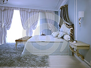 Avant garde design of bedroom