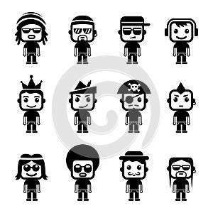 Avatar character set