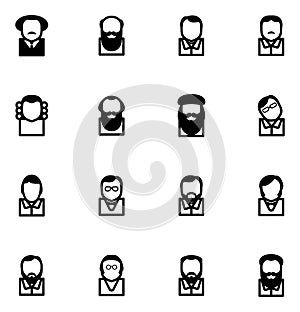 Avatar Icons Famous Scientists photo