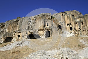 Avdalaz castle Phrygia, Frig Valley in Ayazini, Afyon/TURKEY.