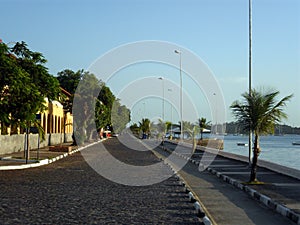 Ave. 25 october, located in Itaparica, Bahia,Brazil
