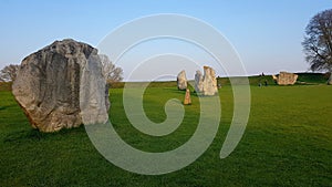 Avebury Ancient stone circle, in the heart of the Avebury World Heritage Site