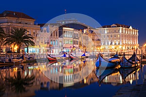 Aveiro city - night picture