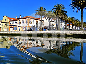 Aveiro, Portugal, beautiful city in northwestern Portugal, Portuguese Venice
