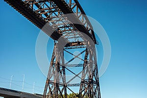 Avellaneda bridge in Buenos Aires, Argentina photo