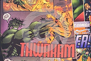 The Avengers Marvel comics superheroes