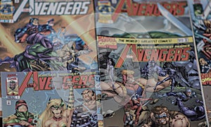 The Avengers Marvel comics superheroes