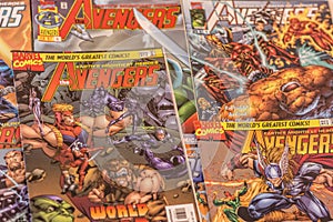 The Avengers Marvel comics superheroes