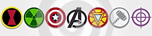 Avengers symbols