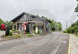 Bavarian Style Lawn Portico in Rio Grande do Sul - Brazil photo