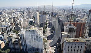 Avenida Paulista Paulista avenue, Sao Paulo city, Brazil photo