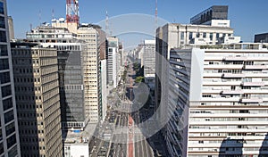 Avenida Paulista Paulista avenue, Sao Paulo city, Brazil photo