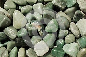 aventurine gem stone as natural mineral rock