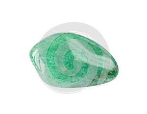 Aventurine gemstone isolated on white