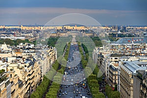 Avenue des Champs-Elysees afternoon