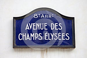 Avenue Des Champs-Elysees in Paris