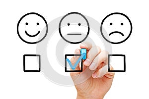 Average Customer Feedback Survey Concept