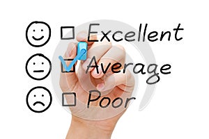 Average Customer Service Evaluation Form photo