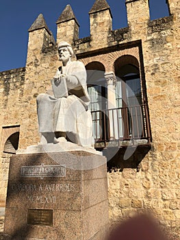 AVERROES MONUMENT IN CORDOBA CITY