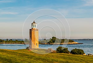 The Avery Point Lighthouse in Groton, Connecticut photo