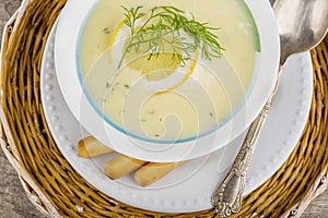 Avgolemono - greek chicken soup