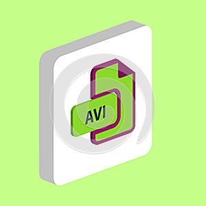 AVI computer symbol photo