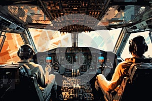 Aviation aircraft airplane pilot plane airliner navigation flying flight travel jet transportation cockpit