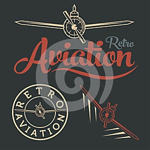 aviation label art