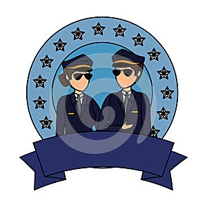 aviation pilots couple avatars characters
