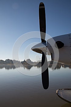 Aviation propeller closeup lake forrest concept flight