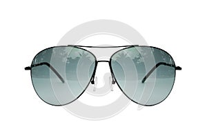 Aviator sunglasses.