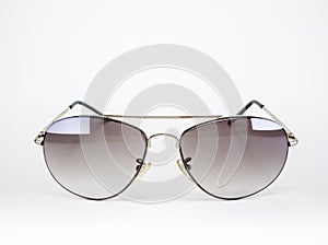 Aviator sunglasses isolated on white