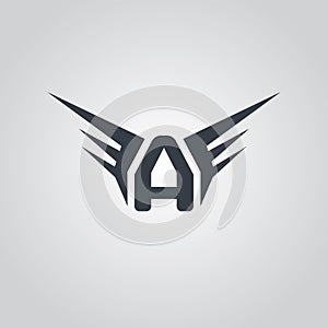 aviator symbol logo logotype theme