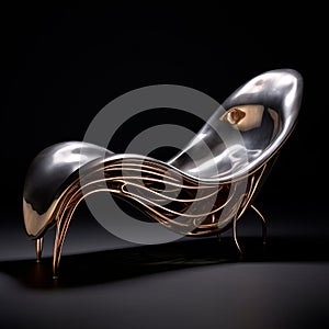 Avicii-inspired Liquid Metal Chaise Lounge By Jennifer Leysen