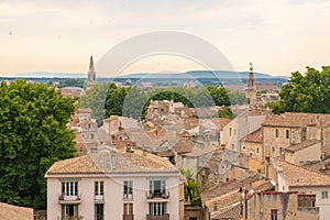 Avignon, aerial view of the city