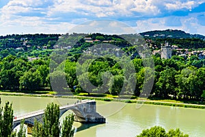 Avignon Bridge in France