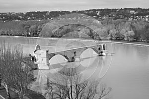 Avignon bridge, France - Pont d'Avignon