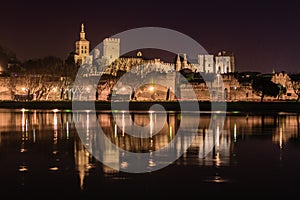 Avignon at night. photo