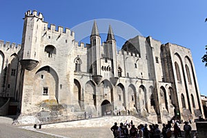 Avignon Pope palace, France.