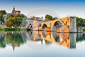 Avignon, Provence, France - Pont Saint-Benezet photo